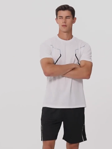 Brand Mens Badminton T-Shirt Casual Sports T-Shirt Breathable Mesh Short-Sleeved T-Shirt Quick-Drying Top Mens Sports Shirt羽毛球运动衣运动衣