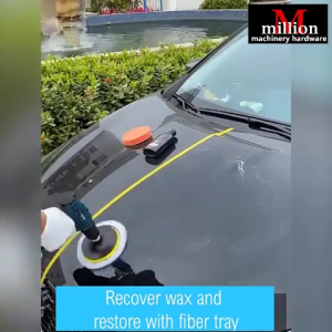 ( 1 pair / 2pcs ) 5 inch (125mm) Flat Sponge Buff Buffing Pad Polishing Pad Kit Car Polisher