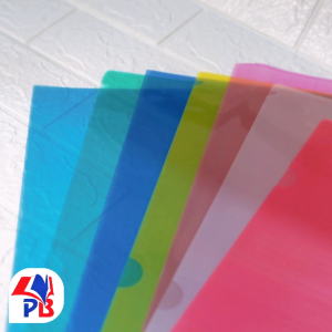Map L Bening Transparan Folder One Ukuran A4 Seri LFO 100A Plastik Variasi Warna