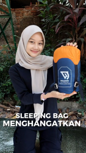 SLEEPING BAG MUMMY SERIES HAKU Nylon 20D Penghangat OMNI HEAT Kantung Tidur camping