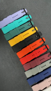 Silicone Strap For Samsung Galaxy Watch 7/6/5 40mm 44mm/Watch 5 Pro 45mm Sports Strap Galaxy Watch Ultra 47mm 6 Classic 43mm 47mm Watch 3 41mm 45mm Smart Watch Wristband Replacement Bracelet