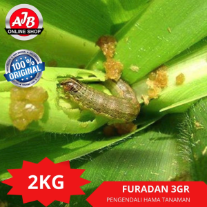 FURADAN 3GR INSEKTISIDA PENGENDALI HAMA TANAMAN Insektisida Nematisida Pembasmi Hama Dalam Tanah REPACK 100 GRAM