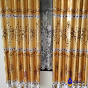 Gorden Blackout Import Minimalis Motif Printing Batik Lembut Tebal Model Smokring