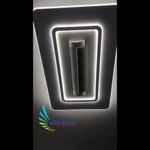 Đèn quạt ốp trần quạt xoay đảo 180 độ thế hệ mới - đèn ốp led sát trần trang trí hiện đại dành cho trần nhà thấp