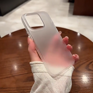 Tri-Town Ultra Thin Matte Hard Clear Cases For iPhone 18 17 16 15 14 13 12 11 Pro Max 15 14 Plus Case Slim Silky Skin Frosted PC Back Cover
