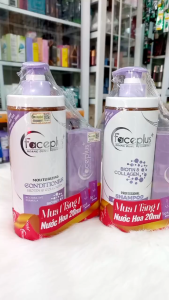 [Mẫu mới] Combo dầu gội (800ml) và dầu xả (800ml) Biotin&Collagen - Faceplus+ kèm tặng nước hoa Faceplus+ 20ml