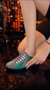 ALVIN Mens Sneakers: Korean Fashion Leather Casual Shoes For Men Driving Shoes Loafers Shoes Slip On Shoes Comfortable Casual Shoes