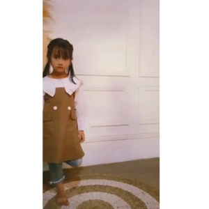 Dress Anak Perempuan Kanaya Korea Style Usia 2 - 6 Tahun