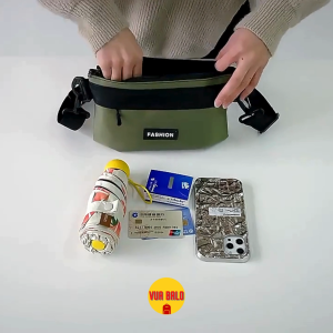 Túi Du Lịch Thu Nhỏ Bằng Da Thiết Kế Vô Cùng Tiện Dụng