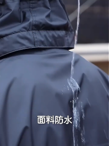 ชุดกันฝน กระดุมหน้า แยกส่วน เสื้อและกางเกง ใช้งานได้ดี แบบหนา เสื้อกันฝนมอเตอร์ไซค์ raincoat