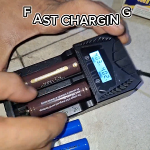 CHARGER BATERAI Lithium / Li-ion 3.7V FAST CHARGING Baterai 18650 2 slot