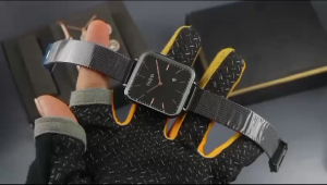 Paket Set ACC / Jam Tangan Guess Kotak VA-545DA / Jam Tangan Fashion Wantia Tali Rantai Pasir Diameter 36cm