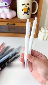 BabyShop-A100 Pulpen ST Cepat Kering 0.5MM Pulpen Mekanik Cetekan Pena Netral / Retractable Pen