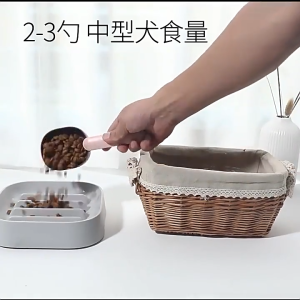 FURRIE.F Pet Food Spoon/Pet Food Scoop/Cat Food Scoop/Dog Food Spoon With Clip/Measuring Spoon宠物猫狗粮勺/可测量粮勺