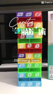 SS Mainan Anak Stack Height Game Tumpuk Balok 45pcs / Stacking Tower Blocks Game SS1731