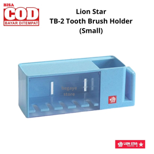 Tempat Sikat Gigi Kamar Mandi Tempel Tembok | Lion Star TB-2 Tooth Brush Holder (Small)