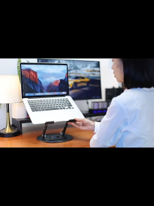 Giá Đỡ Máy Tính Xách Tay Hợp Kim Nhôm Đế Xoay ( MẪU LỚN)