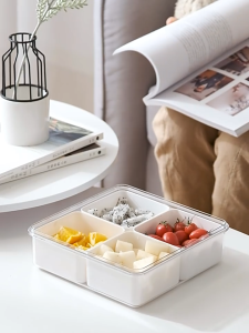 Dried fruit home living room coffee table sealed storage box snacks tea candy tray melon seeds storage box picnic camping lunch box
