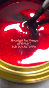 Sơn màu moonlight red orange - Sơn auto lacquer 1k lon 1kg