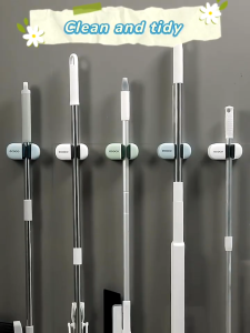 Ecoco Punch-Free Broom Organizer: A Wall-Mounted Solution for Your Home