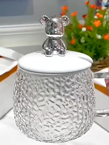 Gelas Kaca 450ml Glass Mug Aesthetic / Gelas Minum Kaca Simple Elegan Glass For Coffee and Tea Gelas Kaca Untuk Kopi Dan Teh Alat Minum Kaca Ramah Lingkungan - Lazada