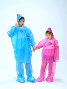 GIFT Riding Cycling Split Raincoat Set Motorcycle Bike Pants Suit Waterproof Rain Cape With Wrapped Feet Hat rope raincoat foot wrapped rainpants