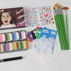 Cat Air Wajah Face Painting Anak Makeup Palette Cat Face Paintng Kit