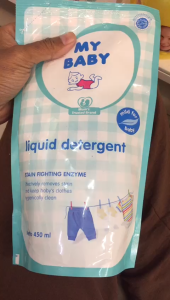 MY BABY LIQUID DETERGENT 450ML REFILL / Deterjen Pakaian Baju Bayi | deterjen pakaian bayi
