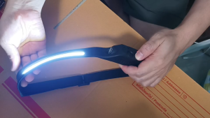 ไฟฉายคาดหัว LED TypeC ชาร์จซิลิโคนหัวไฟหน้า มีเซนเซอร์ สว่างมาก