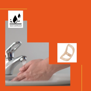 ACTIV Figure-8 Finger Support | Waterproof & Lightweight Molded Plastic Splints | Strong Support | Low Profile | 1 unit