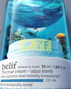 belif The True Cream Aqua Bomb 50ml - Hydrating Gel Cream Moisturizing Cooling Hyaluronic Acid Niacinamide