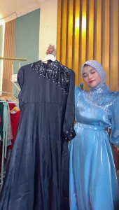 MAXY LUNA SHIMMER + BELT MUTIARA GAMIS GLOSSY