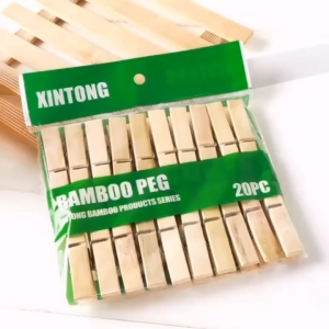 Wooden Peg Clothes Clip Wood Pegs Clips For Clothes Hanger Kayu Penyepit Baju Pakaian