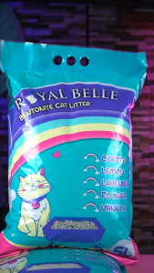 Royal Belle Bentonite Cat Litter Pasir Gumpal Kucing Aroma Wangi Isi 5 Liter