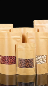 Gratis Semua - Kemasan Snack Berdiri Ziplock / Pouch Craft dengan Jendela