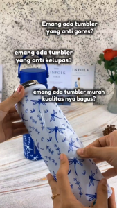 X&W Botol Termos RH-107 Tumbler Stainless Printing 3D With Handle 750ML Hot & Cold