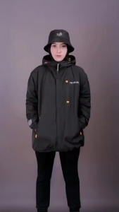 Jaket Parasut Pria Dan Wanita Waterproof Type Tactical the bojiel bahan Taslan outdoor TERLARIS