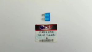 Sekering Karisma 15A (Warna Biru) - Fuse DX Micro Fuse Mikro Sekring Tusuk Tancap Kotak Besar 15A