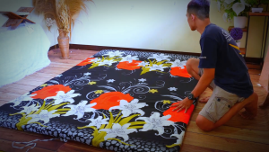 Kasur Gulung Busa Royal Kasur Lantai/Lipat Original Royalfoam Kasur Motif Minimalis karpet import LP