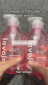 lavojoy Let It Glow Body Wash Skin Brightening Upgraded Version | Sabun Mandi Cair untuk Mencerahkan dan melembabkan
