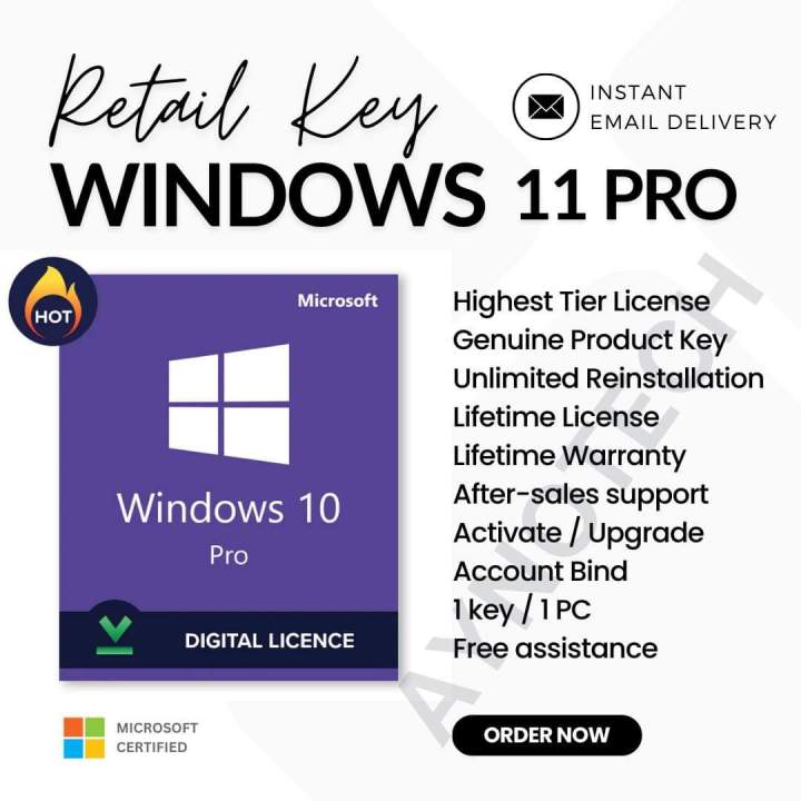 WINDOWS 10 PRO DIGITAL LICENSE Lazada PH
