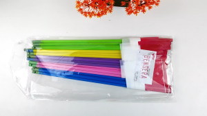 Bendera Pluit Pelutit Merah Putih Plastik 1Pak isi 20pcs