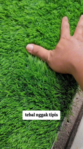 1m x 3m | Rumput Sintetis Swiss 3cm | Hijau Tebal Halus | Premium