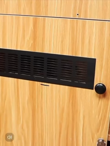 (Matt Black) Furniture Aluminium Air Ventilation Air Hole Exhaust Humidity Moisture Door Ventilation