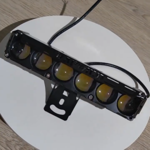 Lampu Tembak LED Laser 3 / 4 /5 / 6 Mata Lampu SQL 6 Mata Mini Driving Lampu Tembak Mobil Lampu Sorot Laser LED 2 Warna Putih Kuning