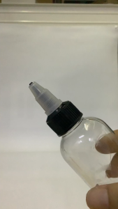 100ml TWS01 20R Twist Square PET Plastic Bottle