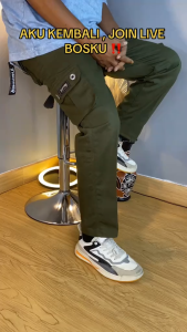 Celana Cargo Panjang Pria 100% Brand GIDANI Katun Tebal Distro