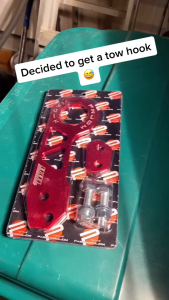 Towing Mobil Belakang PWJDM Racing Style JDM Derek Variasi Offroad Aksesoris Universal Warna Acak OK