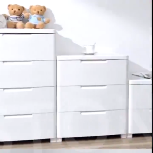 TUSSAH 50CM Durabox Cabinet 3-7 layer Plastic drawer cabinet With Wheels drawer with lock Cabinet Locker
