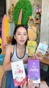 คละสูตร สุดคุ้ม WINK WHITE W Jelly fiber เจลลี่ไฟเบอร์ รสองุ่น แอปเปิ้ลไซเดอร์ มะขามและสับปะรด ช่วยขับถ่าย